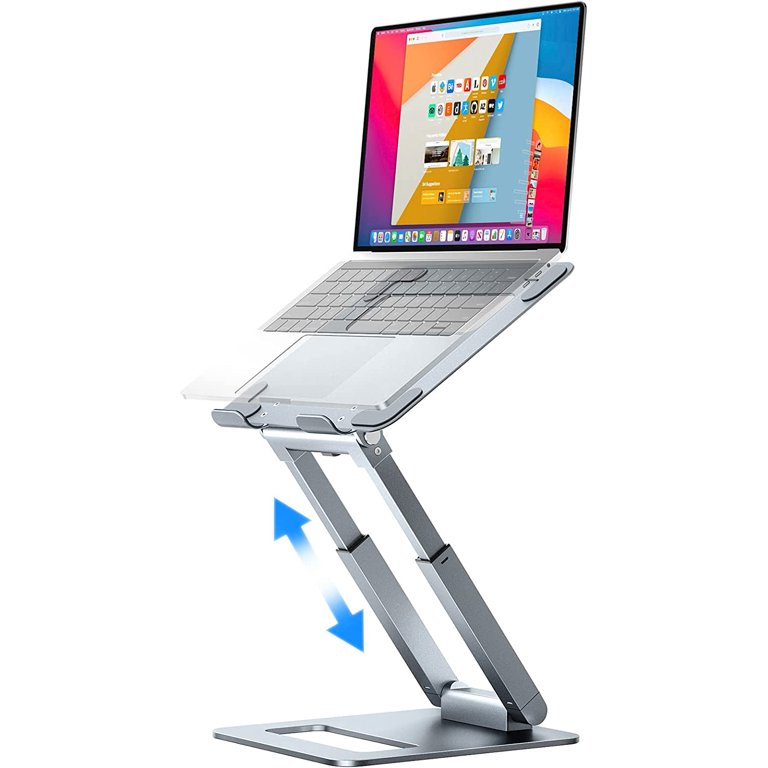 Ergonomic Laptop Stand for Desk - Stable Metal Stand