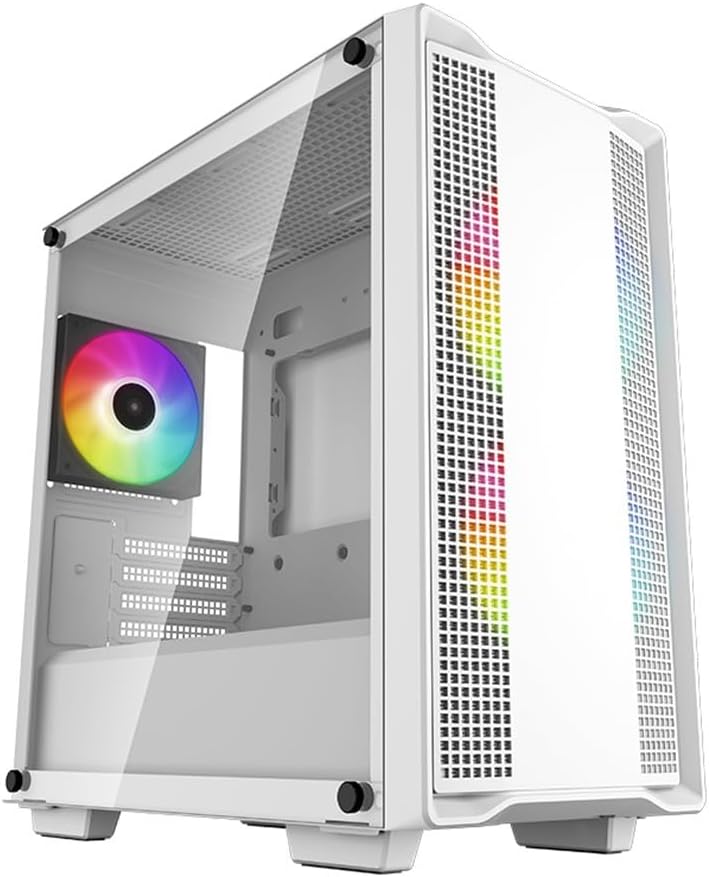 The CC360 M-ATX case offers new and experienced builders a perfect start with great component compatibility and high-quality features. Well equipped with 3 120mm ARGB fans