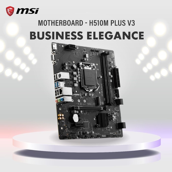 911-7E05-005 MSI H510M PLUS V3 Micro ATX MOTHERBOARD 10th MSI H510M PLUS V3 MOTHERBOARD