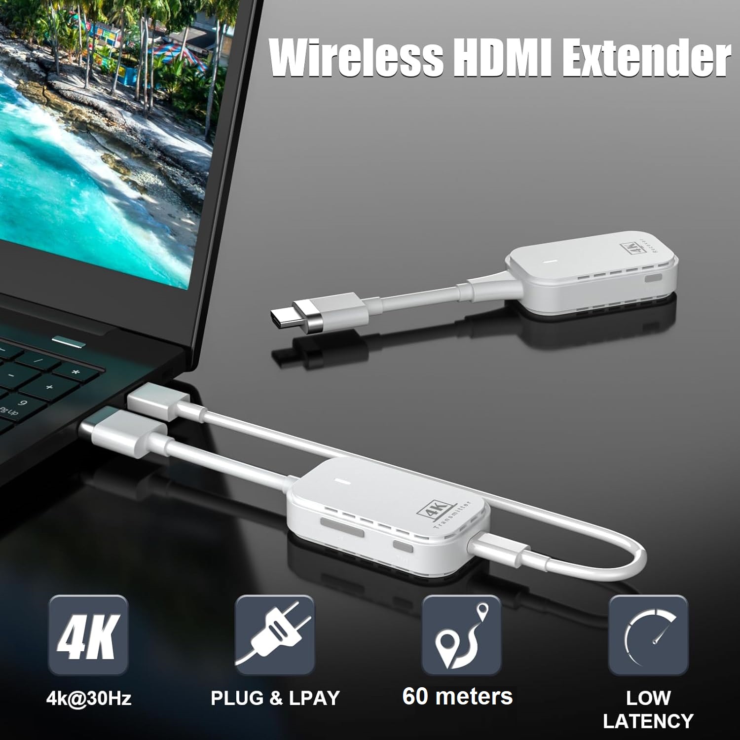 SPD12/D12A-HDMI Wireless HDMI Transmitter and Receiver 4K 60 meter 5GHz Wireless HDMI Transmitter and Receiver 4K