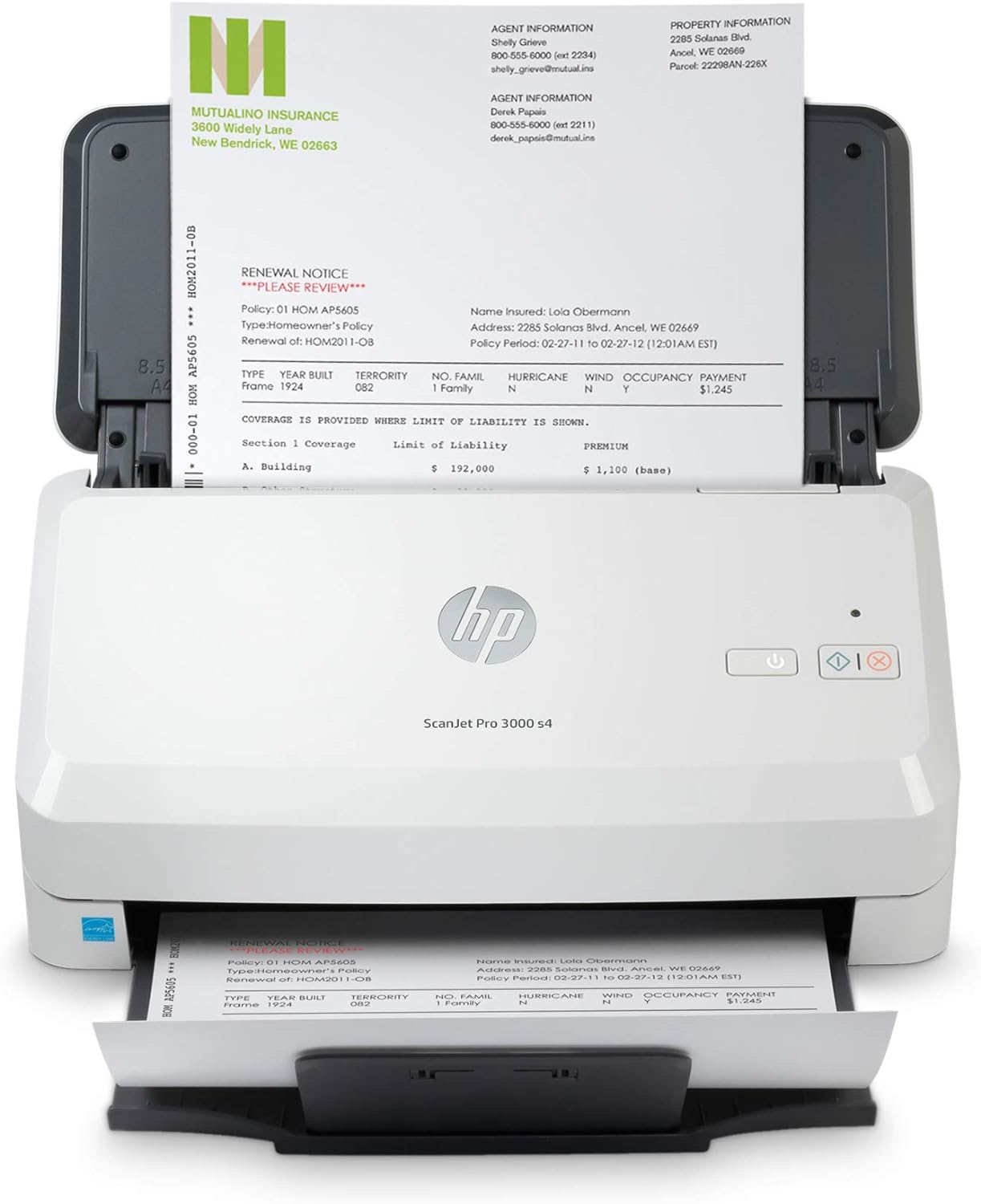 HP ScanJet Pro 3000 s4 Sheet Feed Scanner ; Document scanner ; Max. Paper format A4 ; Scan volume/day (max.)