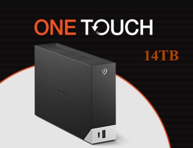 Seagate One Touch 14TB Desktop External Hard Drive