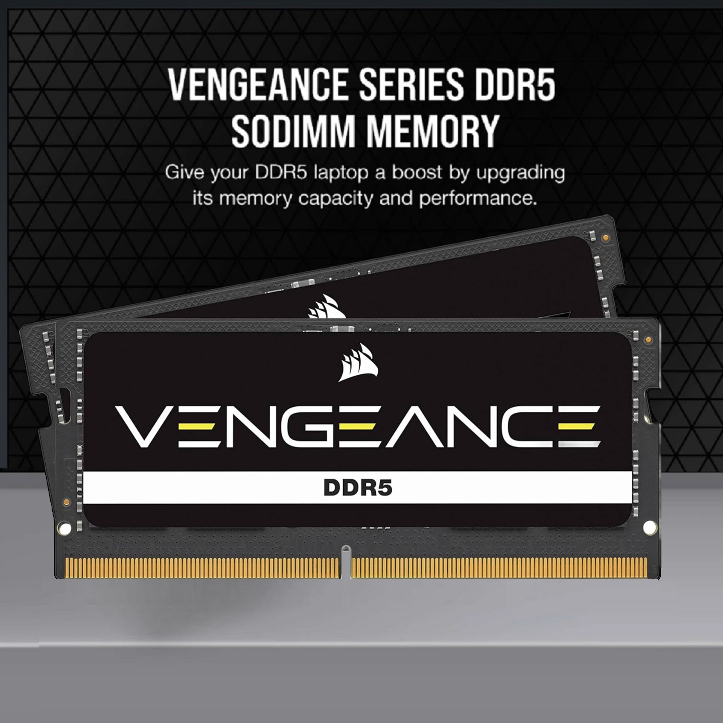 CMSX32GX5M2A4800C40 SODIMM DDR5 Laptop RAM 32GB 2x16GB 4800MHz CORSAIR VENGEANCE SODIMM DDR5 Laptop RAM 32GB (2x16GB) 4800MHz CL40 Intel XMP iCUE Compatible Computer Memory