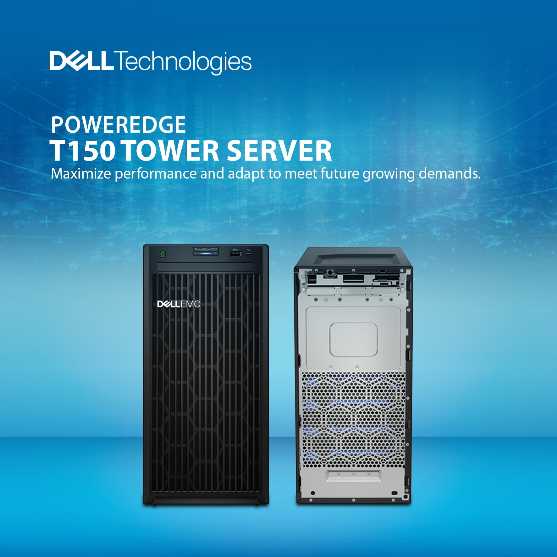 DELL EMC PowerEdge T150 Tower Server Intel Xeon E-2300