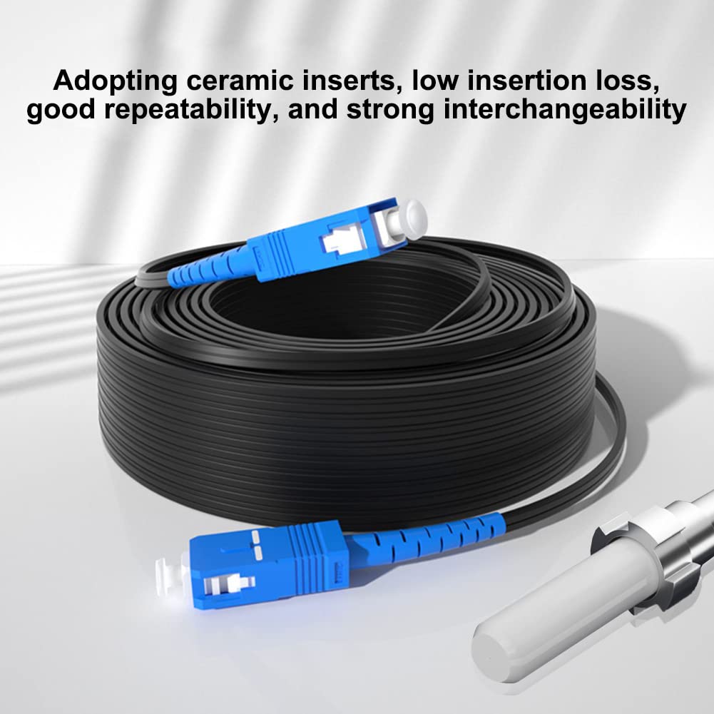 AXON-SCSC-50M-1C Fiber Optic Cable with SC Connector 50m Indoor Single Mode Single core Fiber Optic Cable with SC Connector 50m