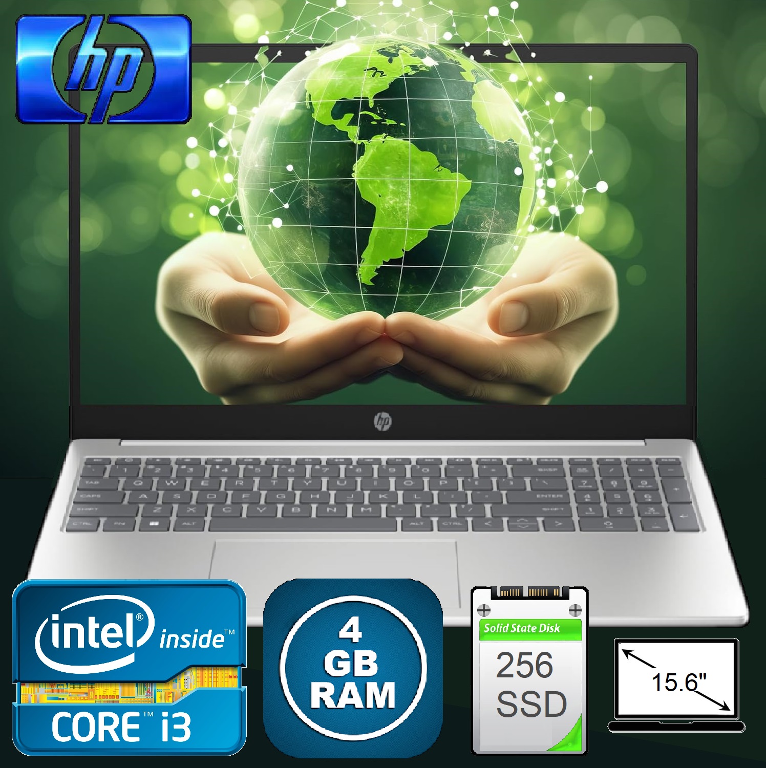 8F4T4EA#A2N HP Laptop 15-fd0021nx 8F4T4EA i3-1315U 4GB HP Laptop 15-fd0021nx (8F4T4EA) Intel® Core™ i3-1315U