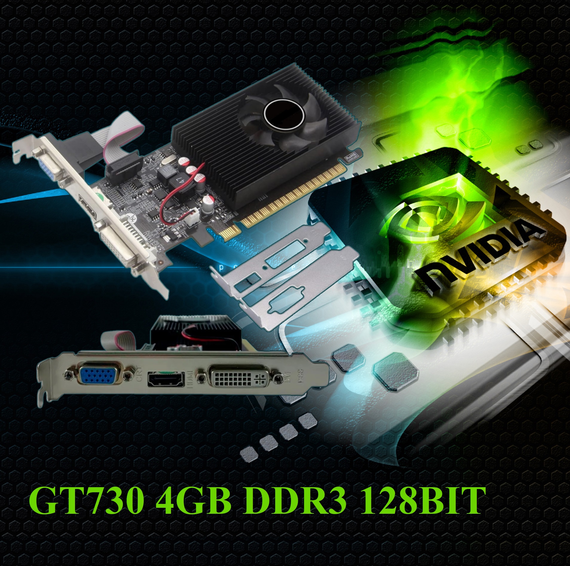 STAR-GT610 NVIDIA GT 610 Graphics Card 2B DDR3 64-Bits STARGLOBAL NVIDIA GT 610 Graphics Card 2GB  DDR3 64-Bits