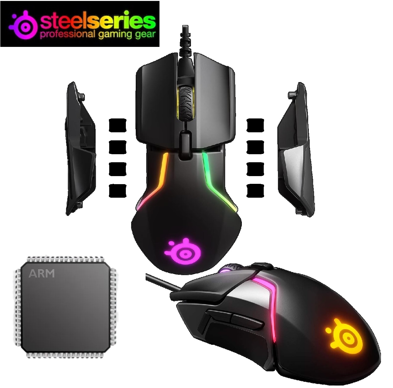 STEEL-RIVAL600 Rival 600 Gaming Mouse Esports Precision SteelSeries Rival 600 Gaming Mouse - Precision Esports 12