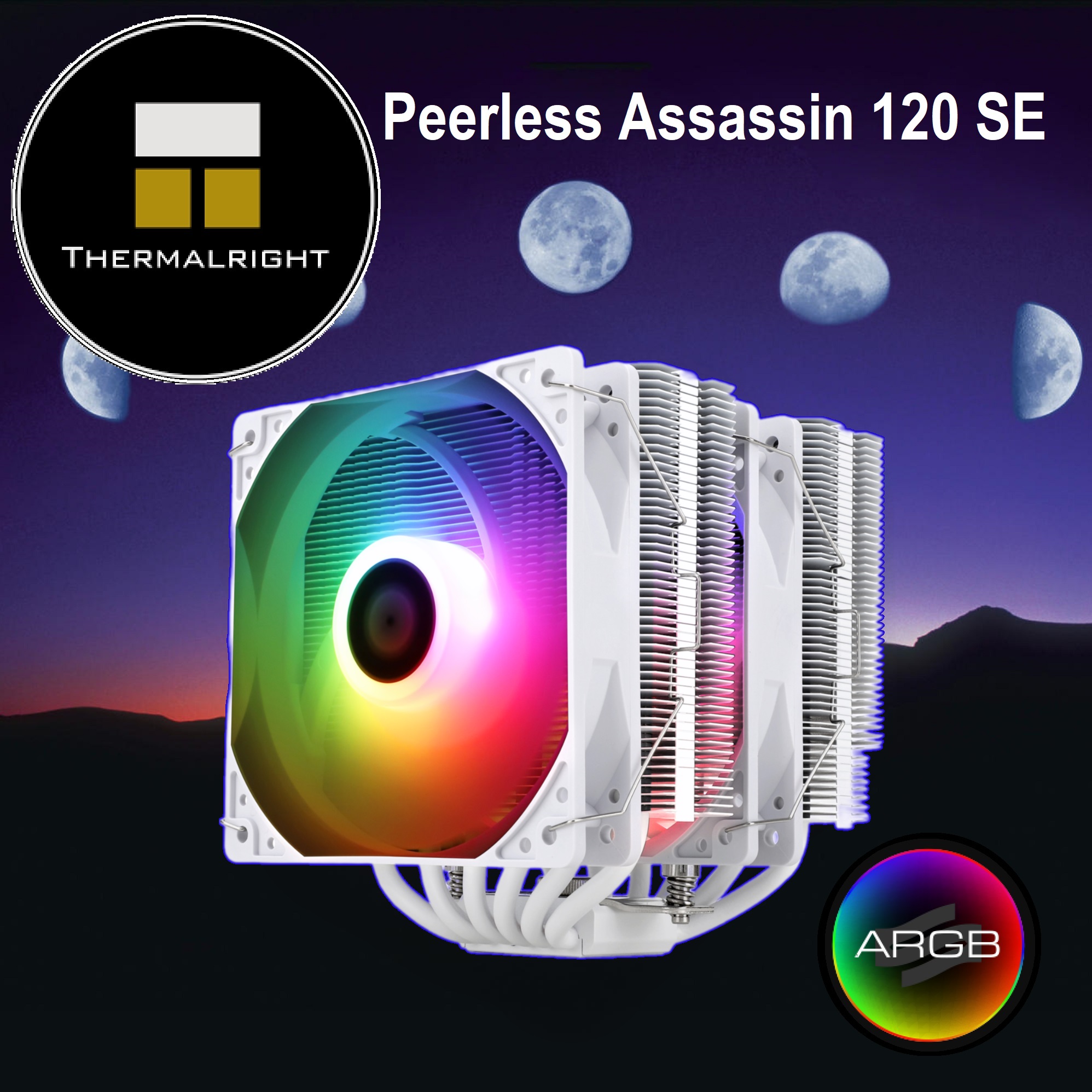 Peerless Assassin 120 SE WHITE ARGB Air Cooler