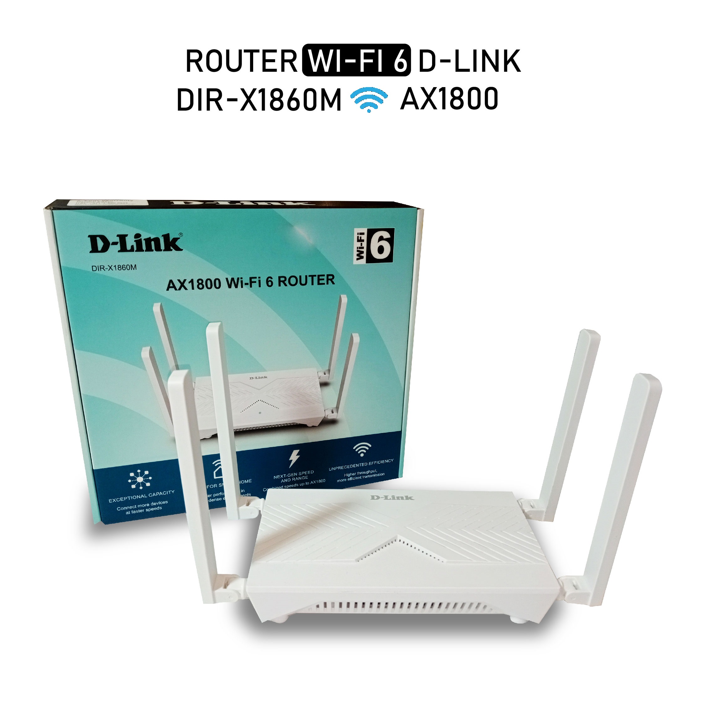 DIR-X1860M  D Link DIR X1860M AX1800 WiFi 6 11ax Router   D-Link DIR-X1860M AX1800 WiFi 6 11ax Router