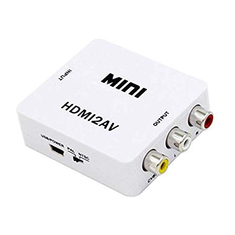 HD VIDEO CONVERTER HDMI TO AV FHD 1080P FOR DVR/RECEIVER