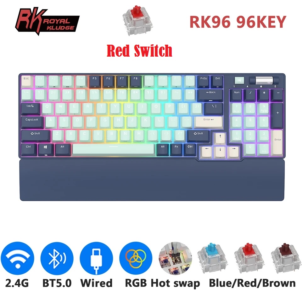 RK ROYAL KLUDGE RK96 Mechanical Keyboard