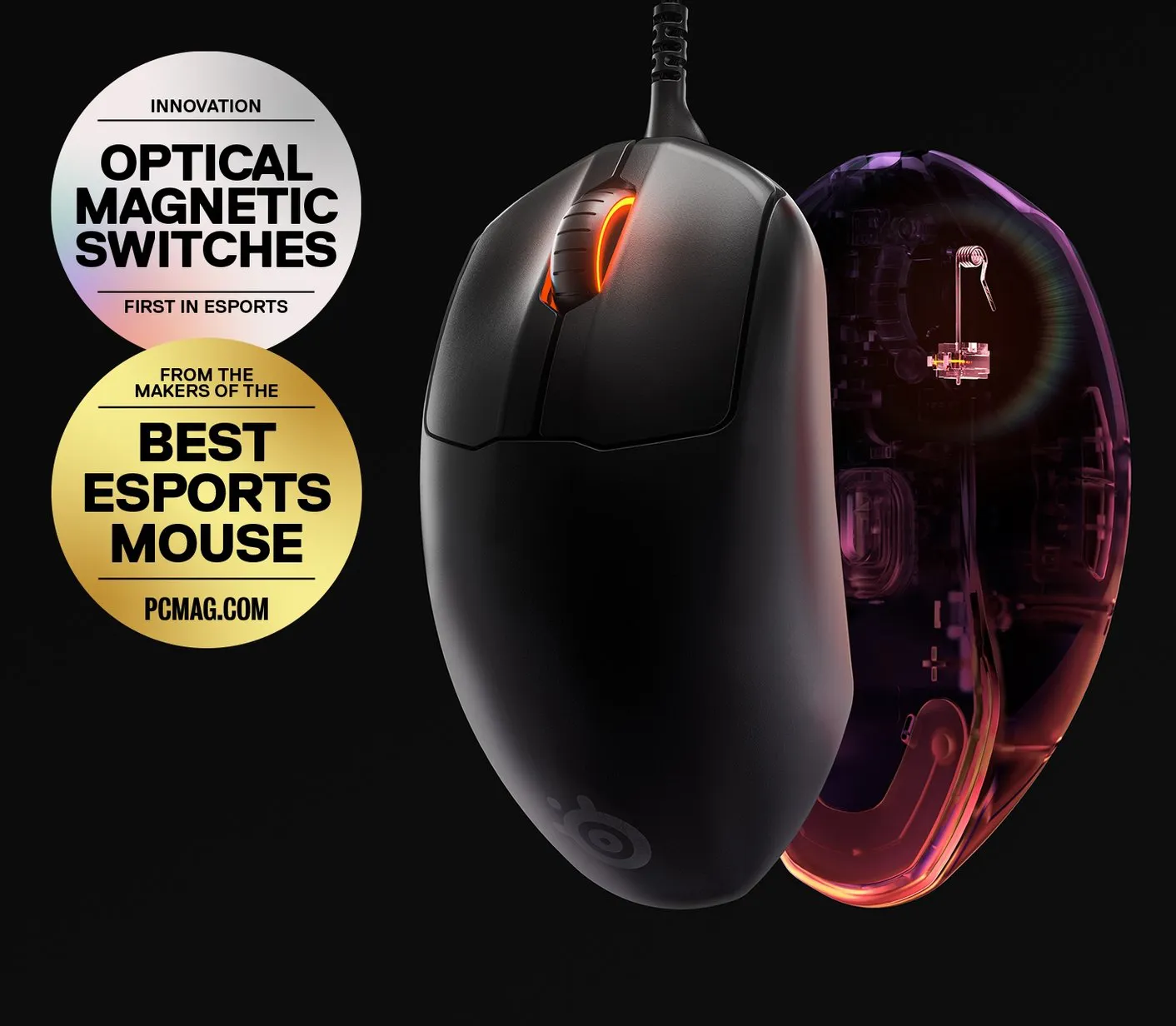 Designed specifically for the most demanding levels of FPS gameplay Prestige Optical Magnetic Switches harness the power of light for response times and last 5x longer than the competition Ultra-competitive 18